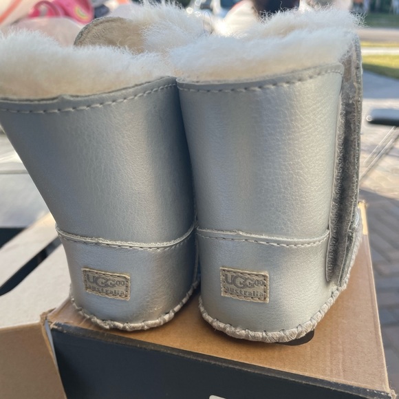 Silver Ugg Boots. Infant 0/1 - Picture 3 of 3